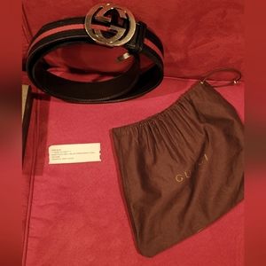 Authentic Gucci Monogram Belt 💙❤️💙❤️